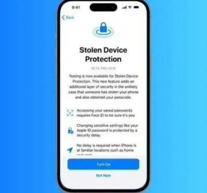 大涌镇苹果授权维修店分享被盗设备保护功能开启方法 