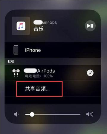 大涌镇苹果14音频维修点分享iPhone14音频共享设置方法 