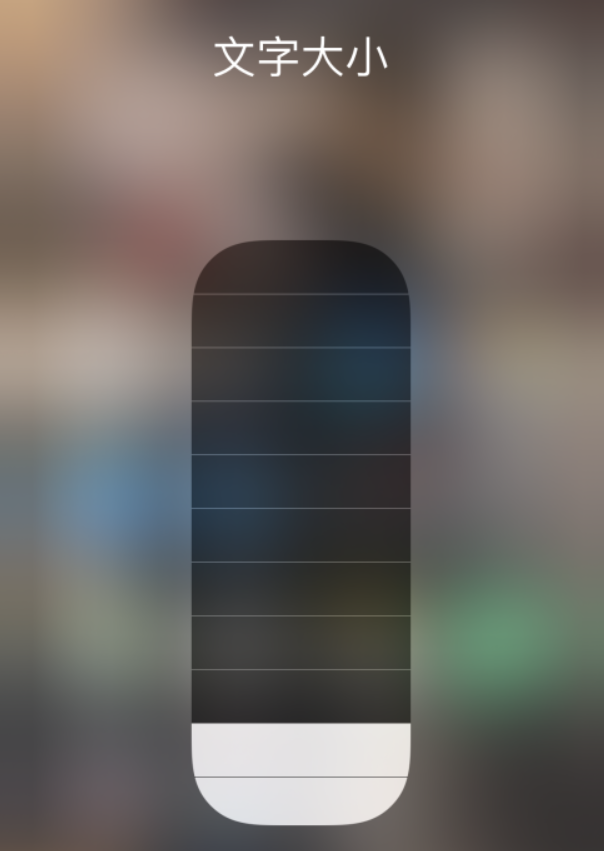大涌镇苹果手机维修分享小技巧：在 iPhone 控制中心快速调节字体大小 