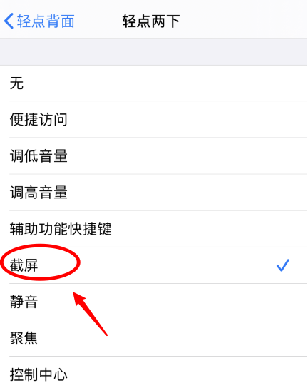 大涌镇苹果手机维修分享iPhone12如何启用双击截屏 